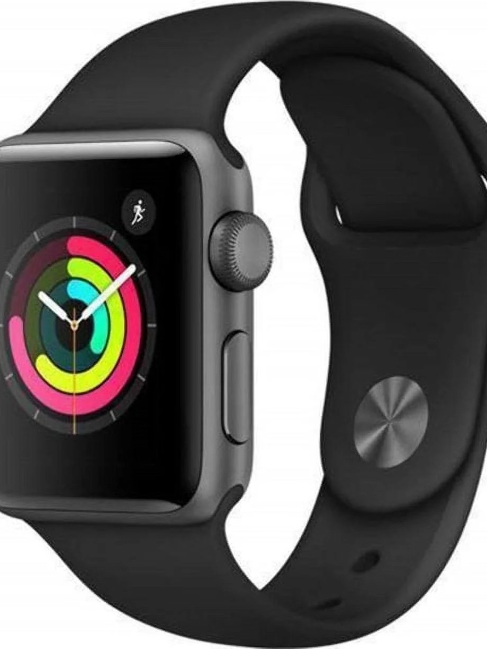 Apple Black Smartwatch with Activity Rings
